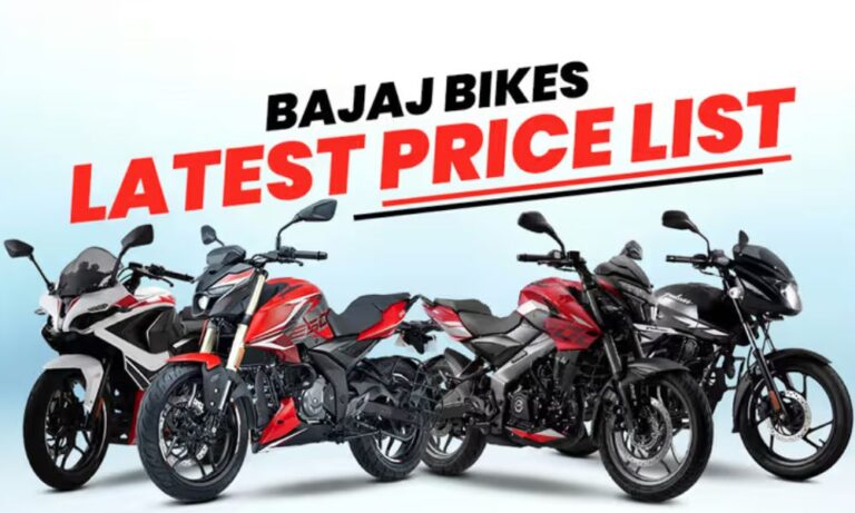 Bajaj Bikes Price List April 2025
