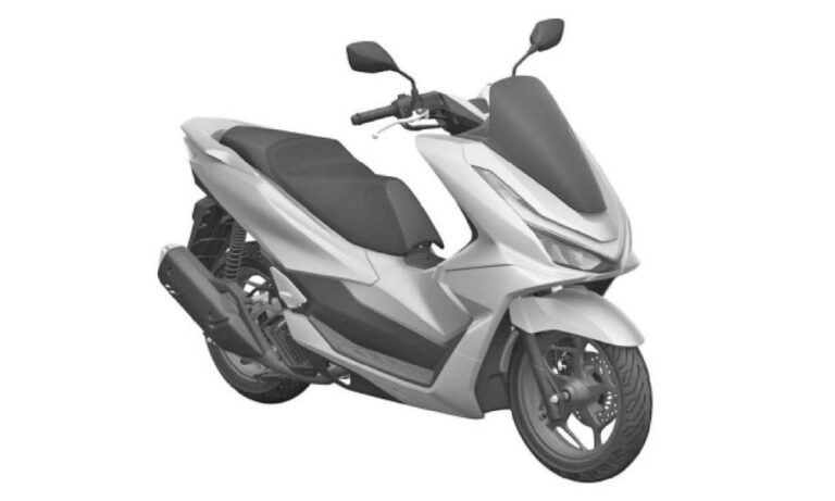 Honda PCX160 Design Patented in India