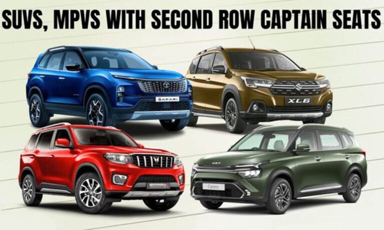 Top 10 Budget-Friendly SUVs & MPVs with Second-Row Captain Seats