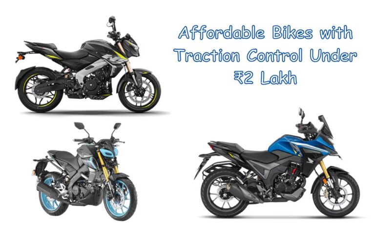 Affordable Bikes with Traction Control Under ₹2 Lakh