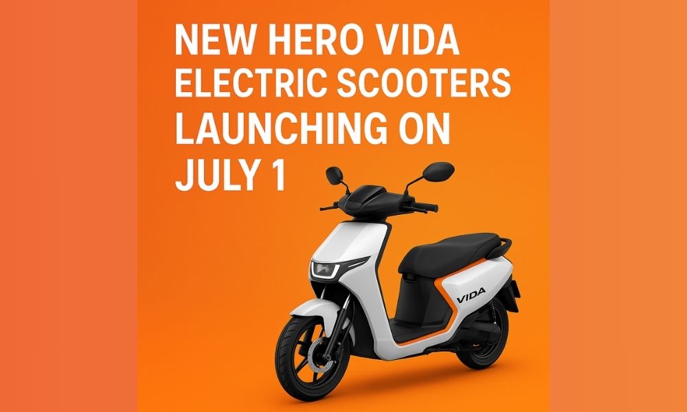 New Hero Vida Electric Scooter Set to Launch on July 1