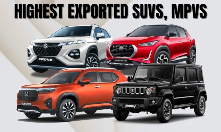 SUV and MPV Exports for FY2025