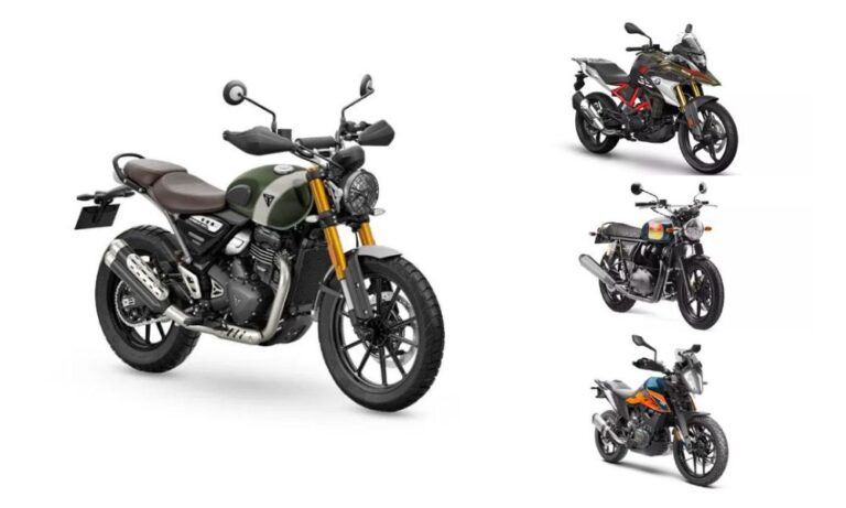Triumph Scrambler 400 XC vs Rivals