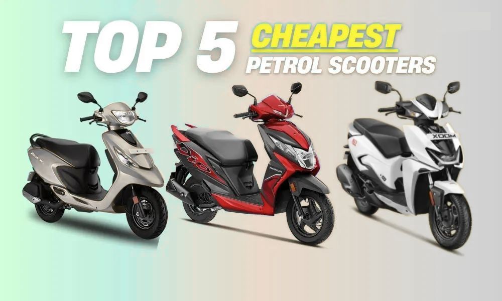 5 Most Affordable Petrol Scooters in India (2025)