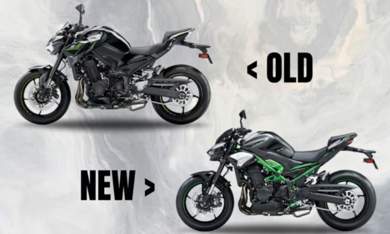 Kawasaki Z900 Old vs New