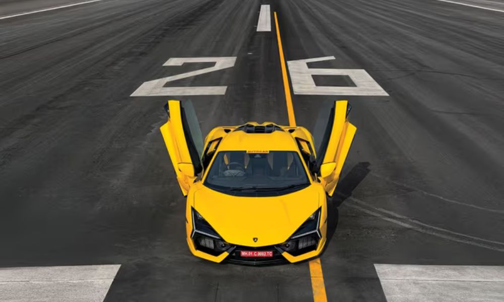 Lamborghini Revuelto Storms the Navi Mumbai Airport Runway