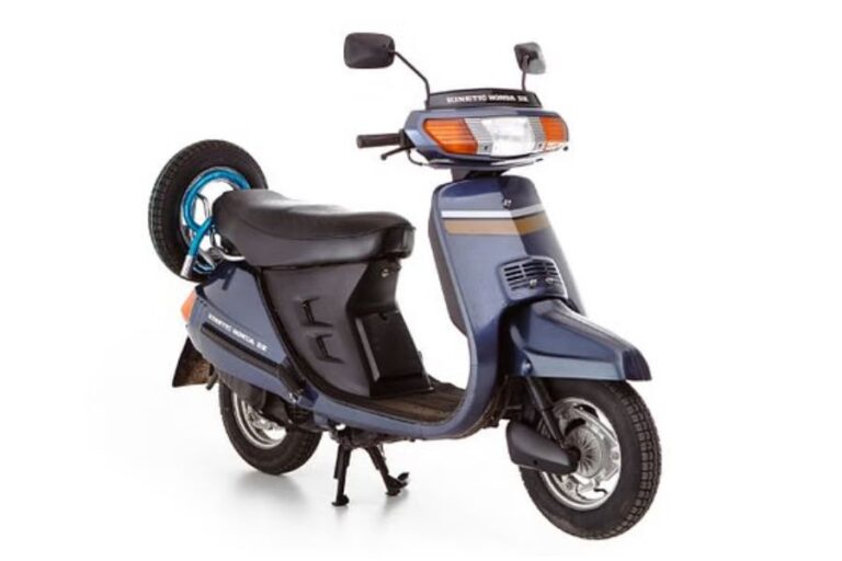 Kinetic Honda DX Returns as Electric Scooter, Spotted Testing Ahead of Launch