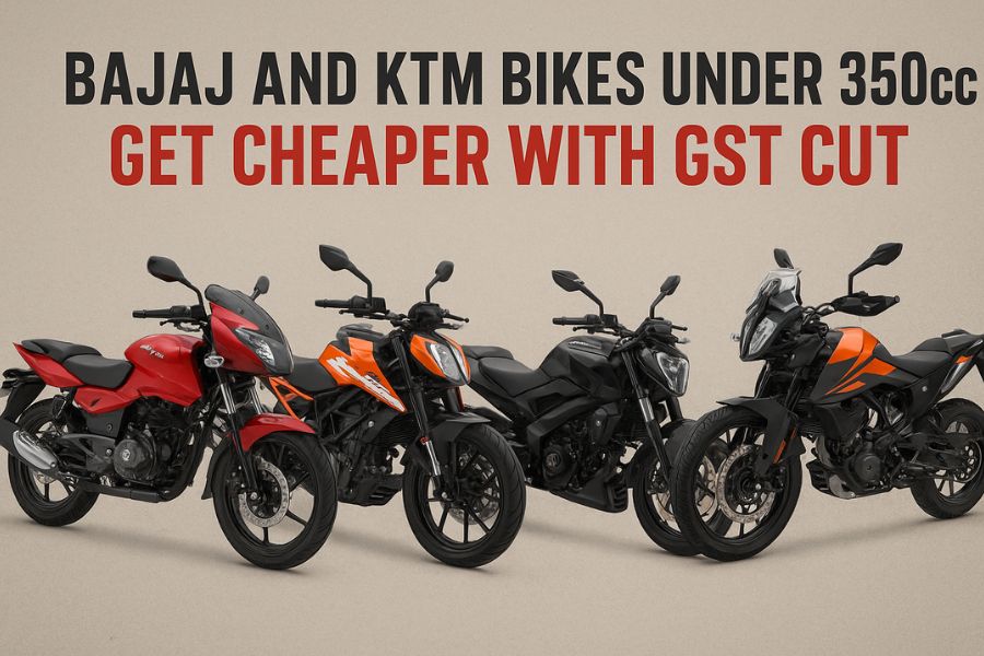 Bajaj and KTM Bikes Under 350cc Get Cheaper with GST Cut