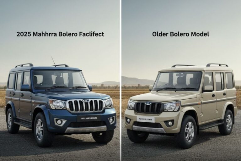 2025 Mahindra Bolero Facelift vs Older Model