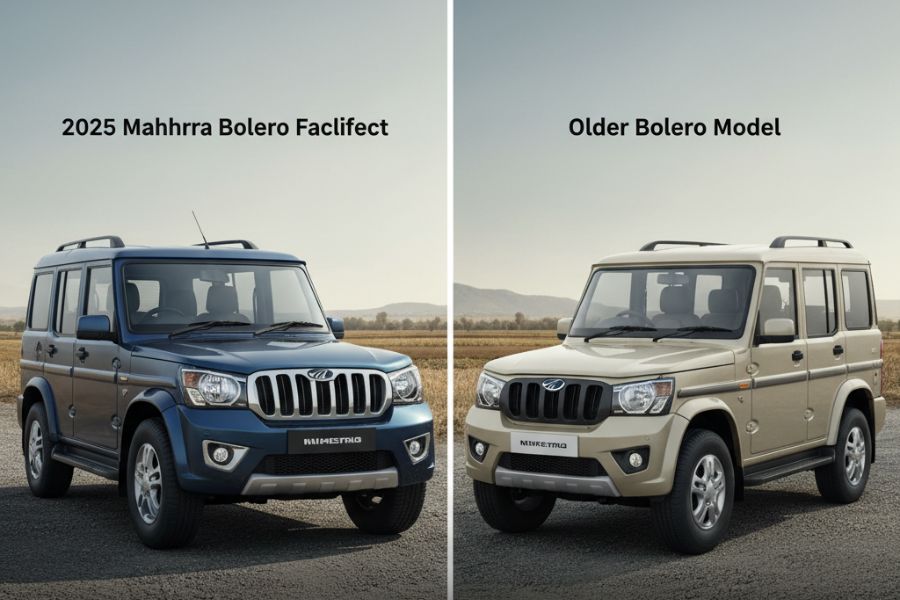 2025 Mahindra Bolero Facelift vs Older Model