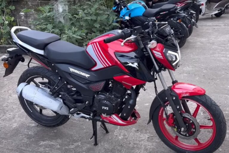 TVS Raider 125 Spotted with ABS and Rear Disc Brake