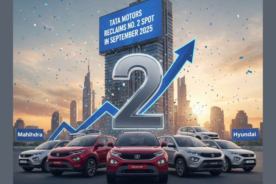 Tata Motors Reclaims No. 2 Spot in September 2025