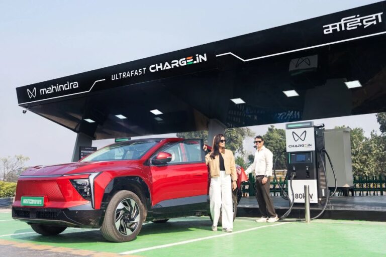 Mahindra unveils nationwide 180kW ultra-fast charging network