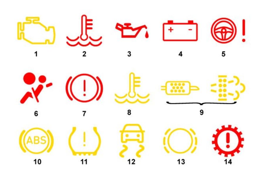 12 Common Car Warning Lights Explained