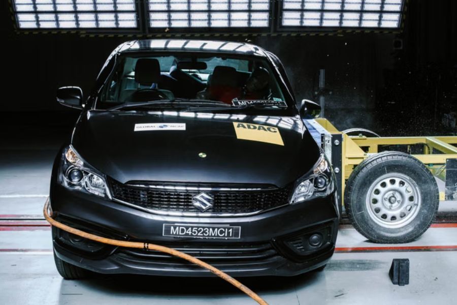 Maruti Ciaz Scores 1-Star Safety Rating in Global NCAP Crash Tests