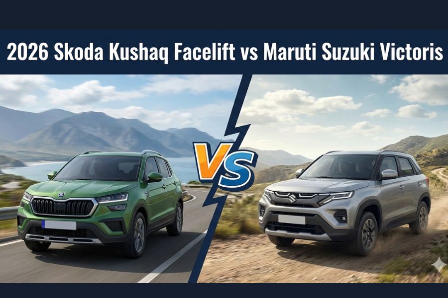 2026 Skoda Kushaq Facelift vs Maruti Suzuki Victoris