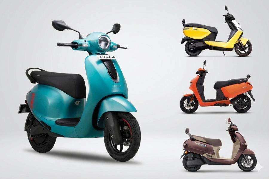 Bajaj Chetak C2501 vs Rivals