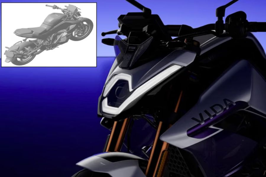 Hero Vida VXZ Electric Bike Design Patented in India