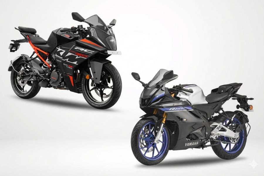 KTM RC 160 vs Yamaha R15