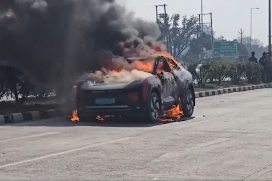 Mahindra BE 6 Fire Incident