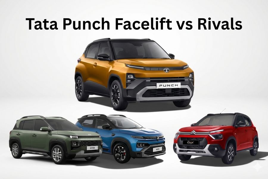 Tata Punch Facelift vs Rivals