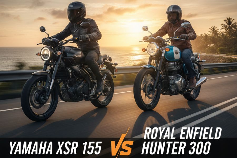 Yamaha XSR 155 vs Royal Enfield Hunter 350