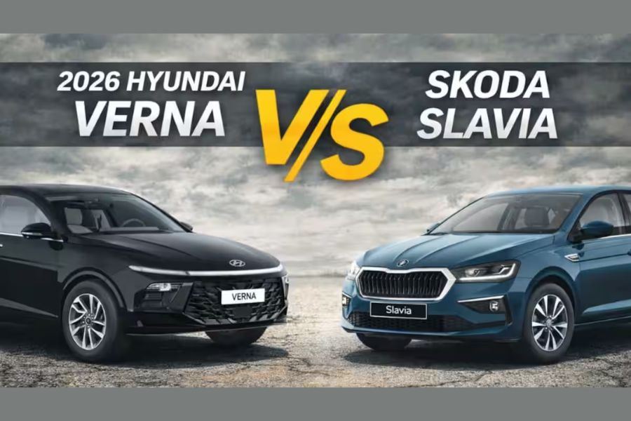 2026 Hyundai Verna Facelift vs Skoda Slavia