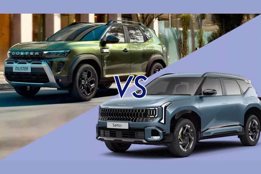 Renault Duster vs Kia Seltos Top Variant Comparison