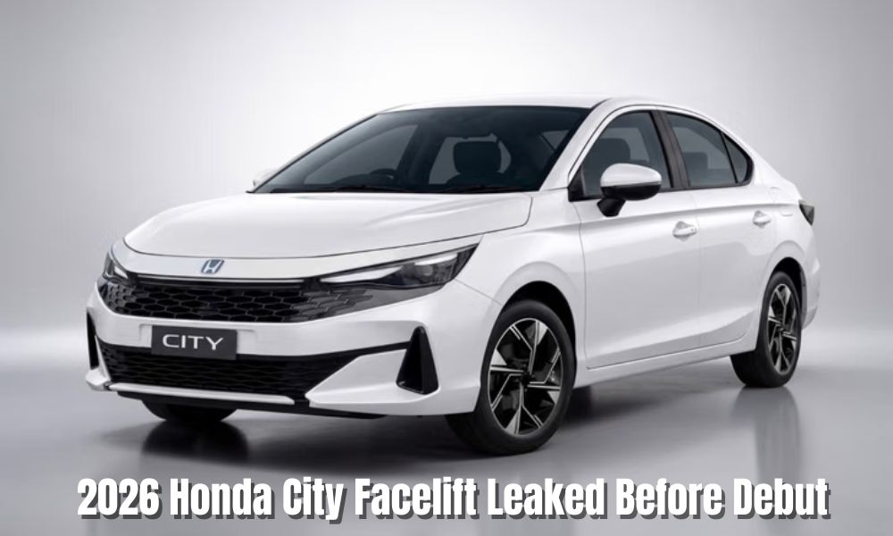2026 Honda City Facelift Leaked Before Debut