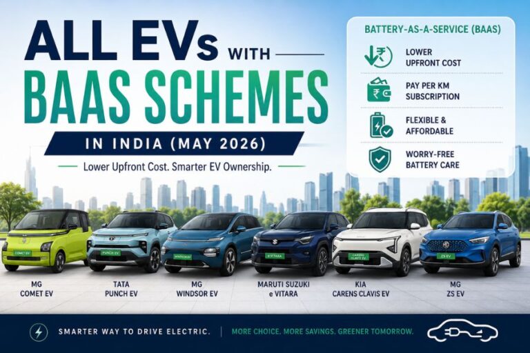 All EVs Available With BaaS Schemes in India