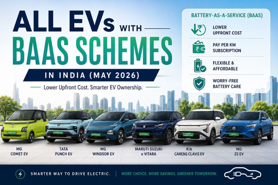 All EVs Available With BaaS Schemes in India