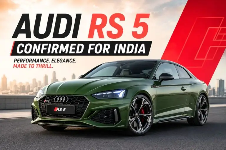 Audi RS 5 Confirmed for India