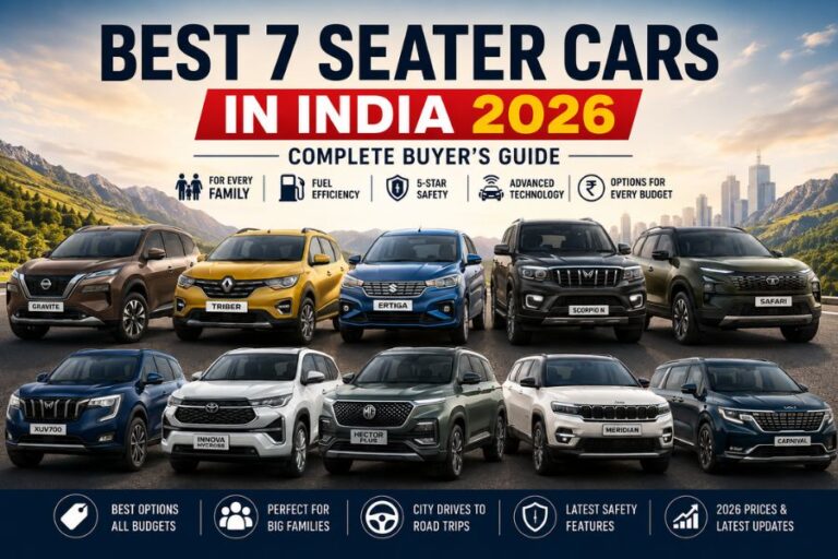 Best 7 Seater Cars in India 2026