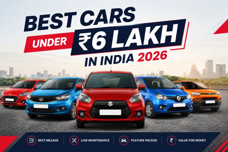 Best Cars Under ₹6 Lakh in India 2026