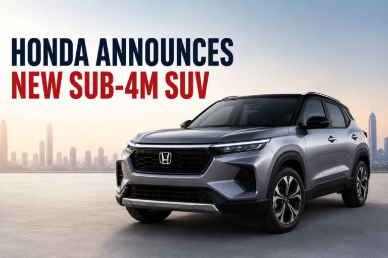 Honda’s New Sub-4m SUV Confirmed for India