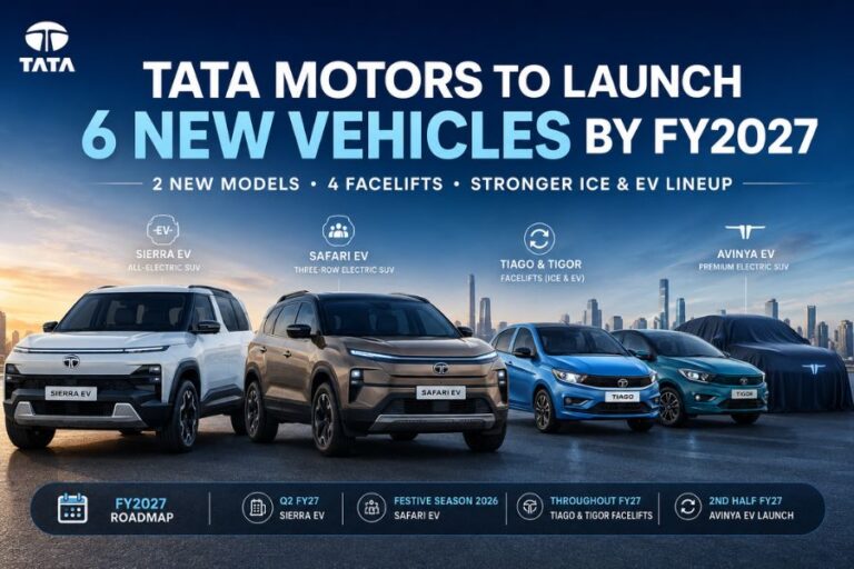 Tata Motors to Launch 6 New Vehicles by FY2027
