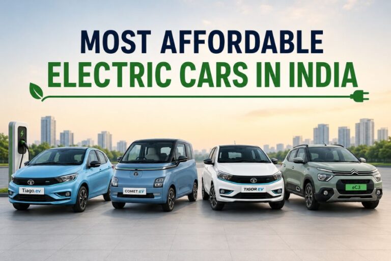 Most Affordable Electric Cars in India