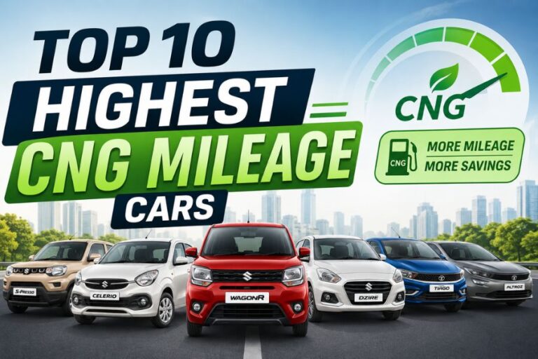 Top 10 Highest CNG Mileage Cars in India