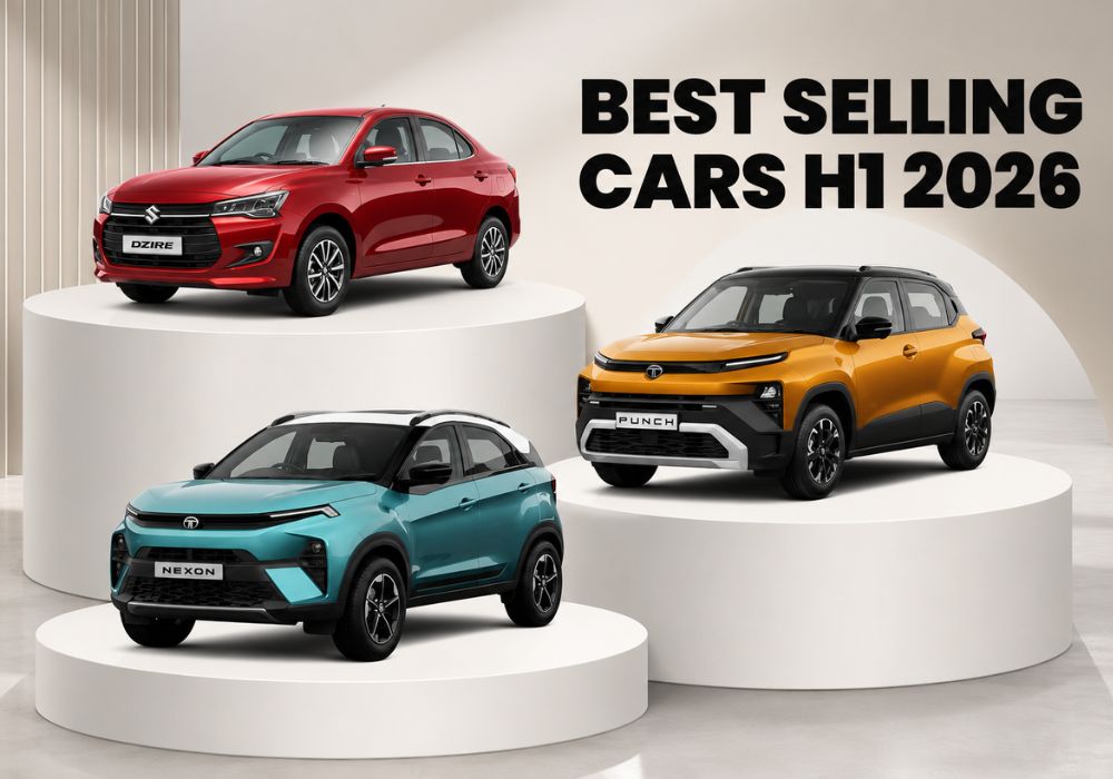 Best-Selling Cars in India H1 2026