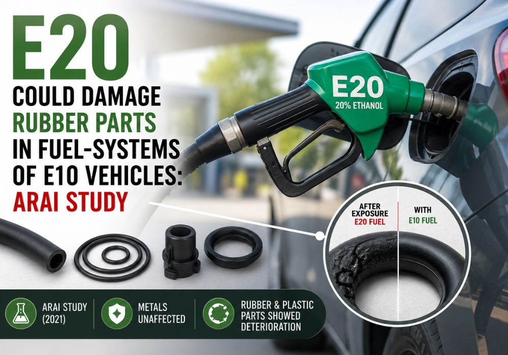 E20 Petrol May Affect Fuel-System Rubber Parts in Older E10 Vehicles