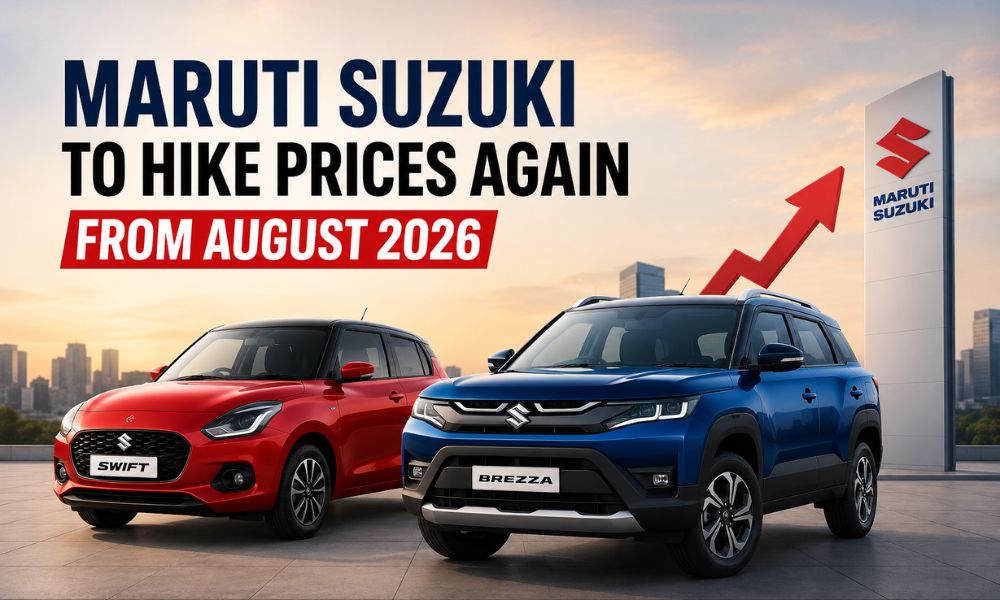 Maruti Suzuki to Hike Prices Again From August 2026