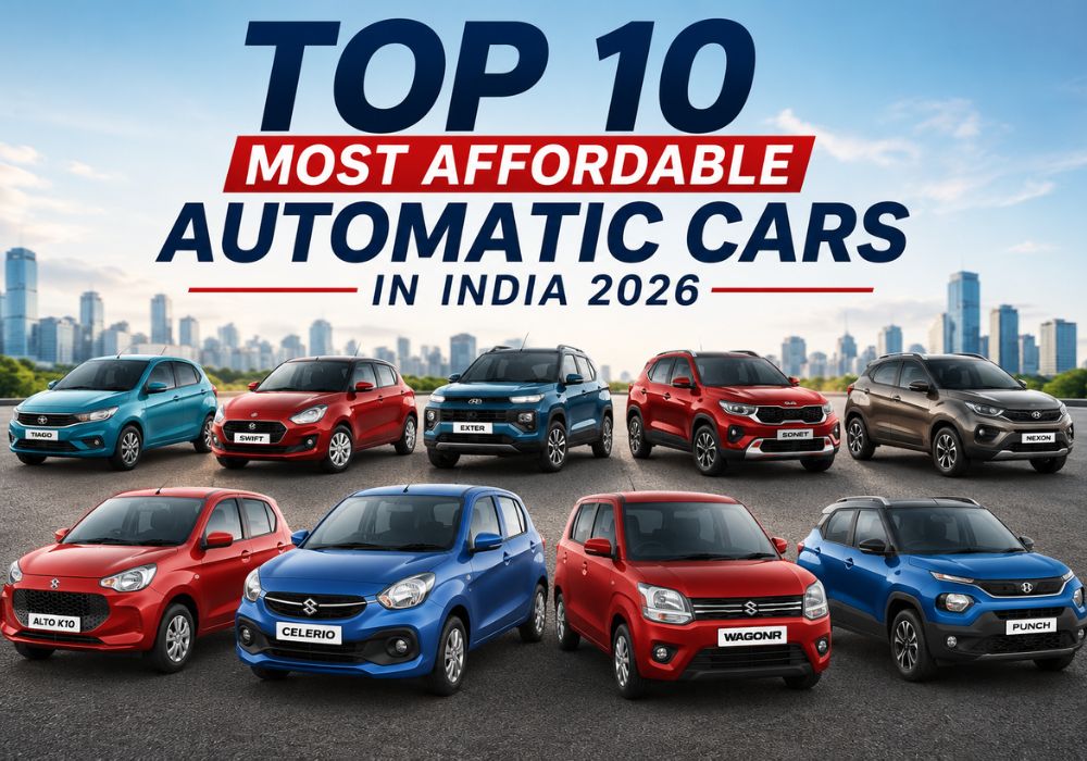 Top 10 Most Affordable Automatic Cars in India 2026